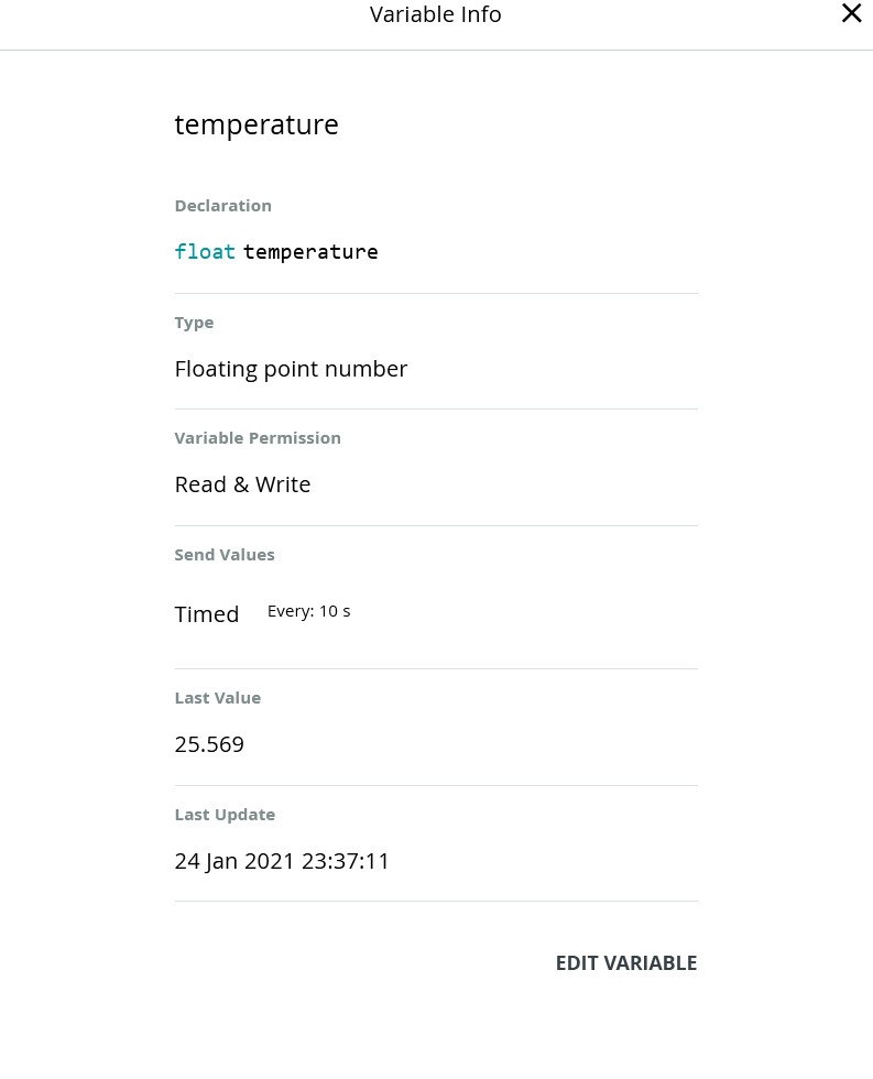 Temperature Variable