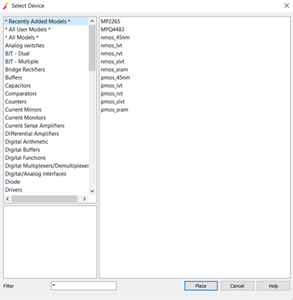 figure 3 place selected model from library