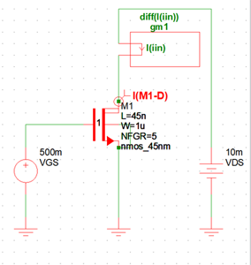 figure 7 triode nmos 45 simtrix schematic